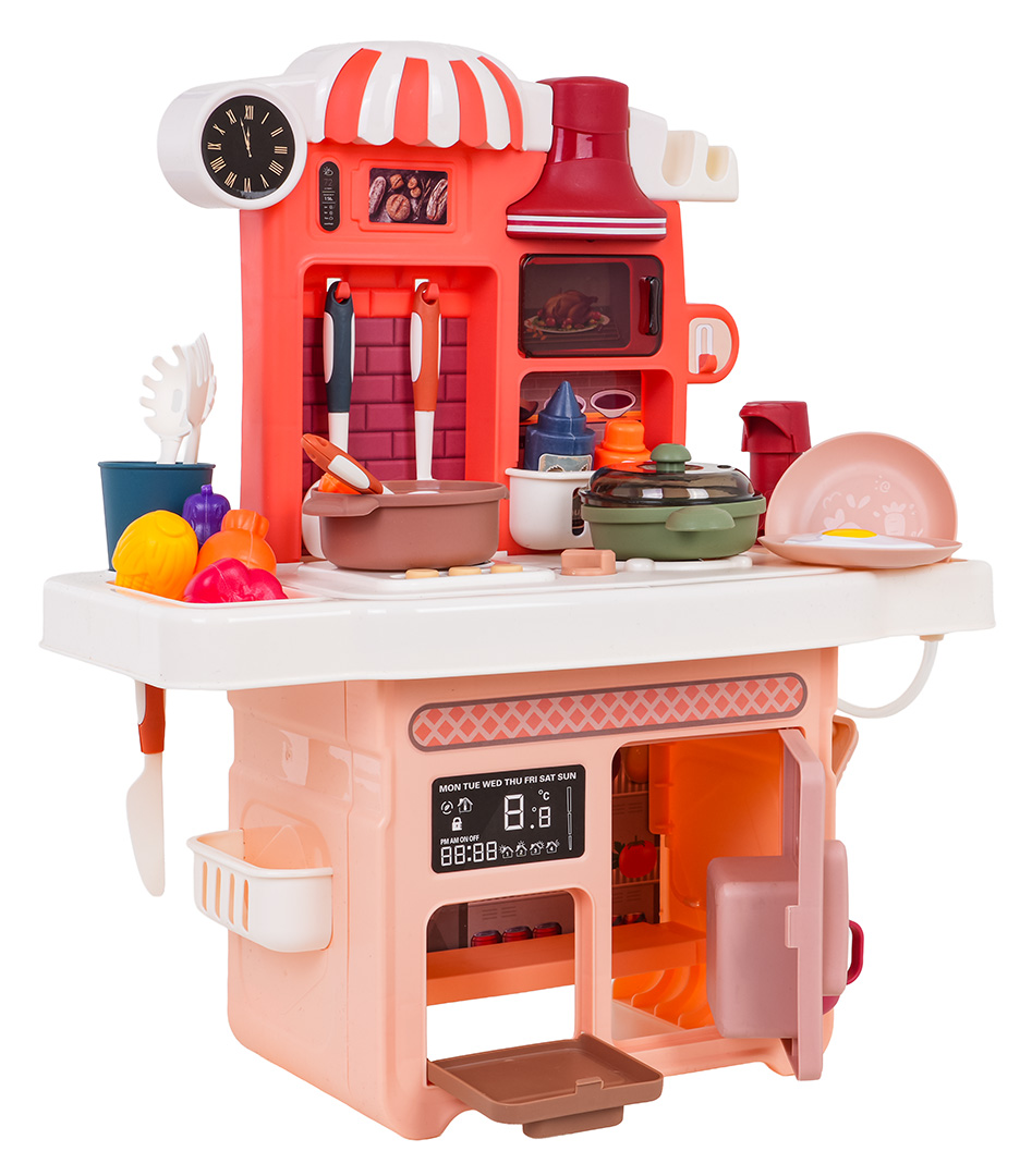 Kitchen with Light and Sound Function Pink