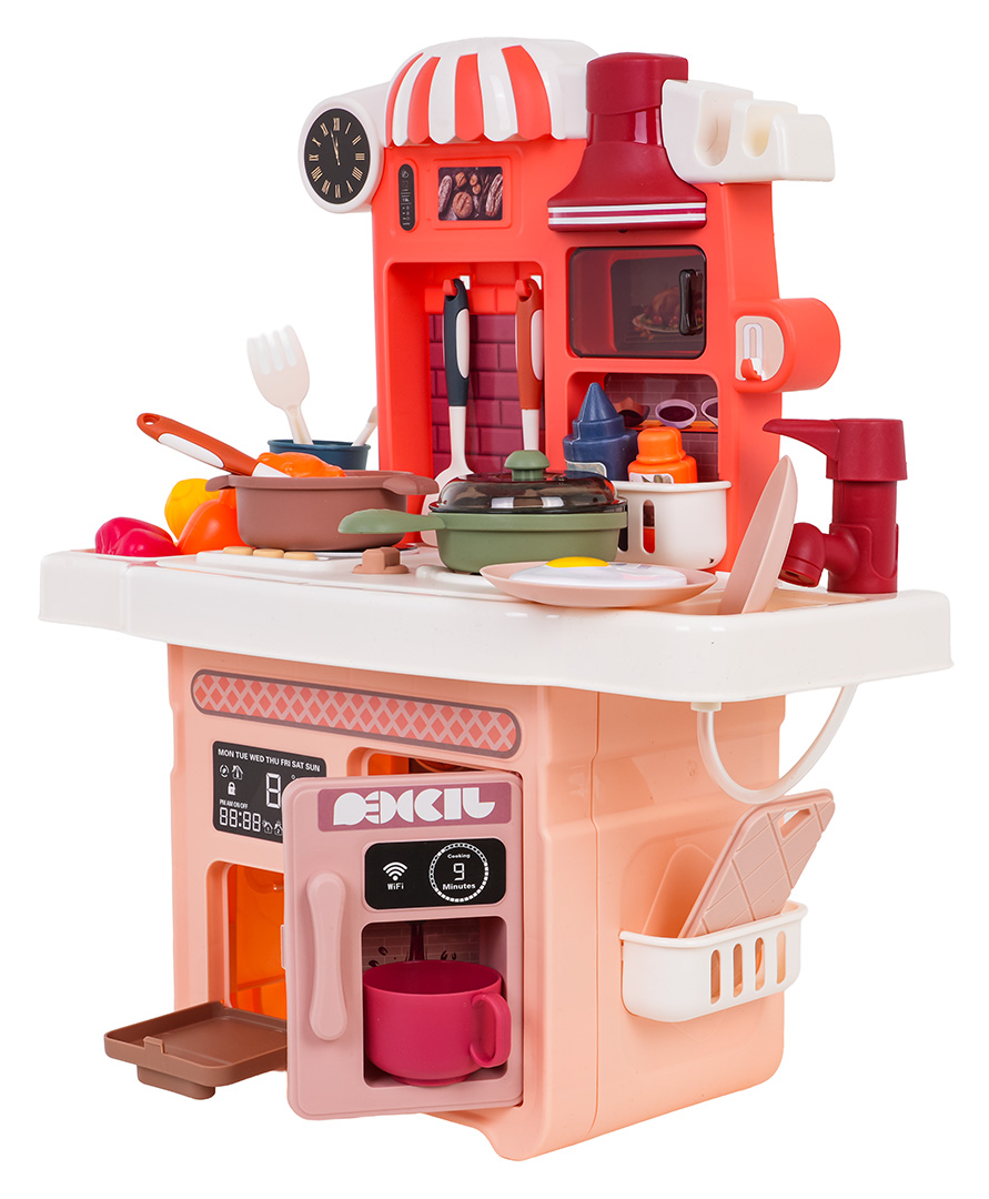 Kitchen with Light and Sound Function Pink