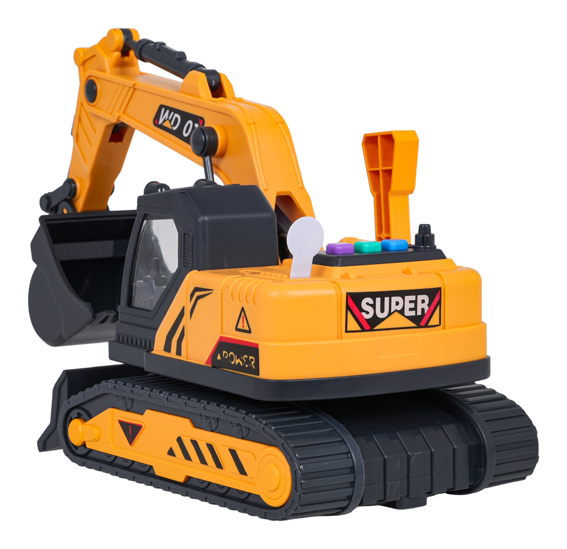 Excavator with Sound and Light Function 1:18