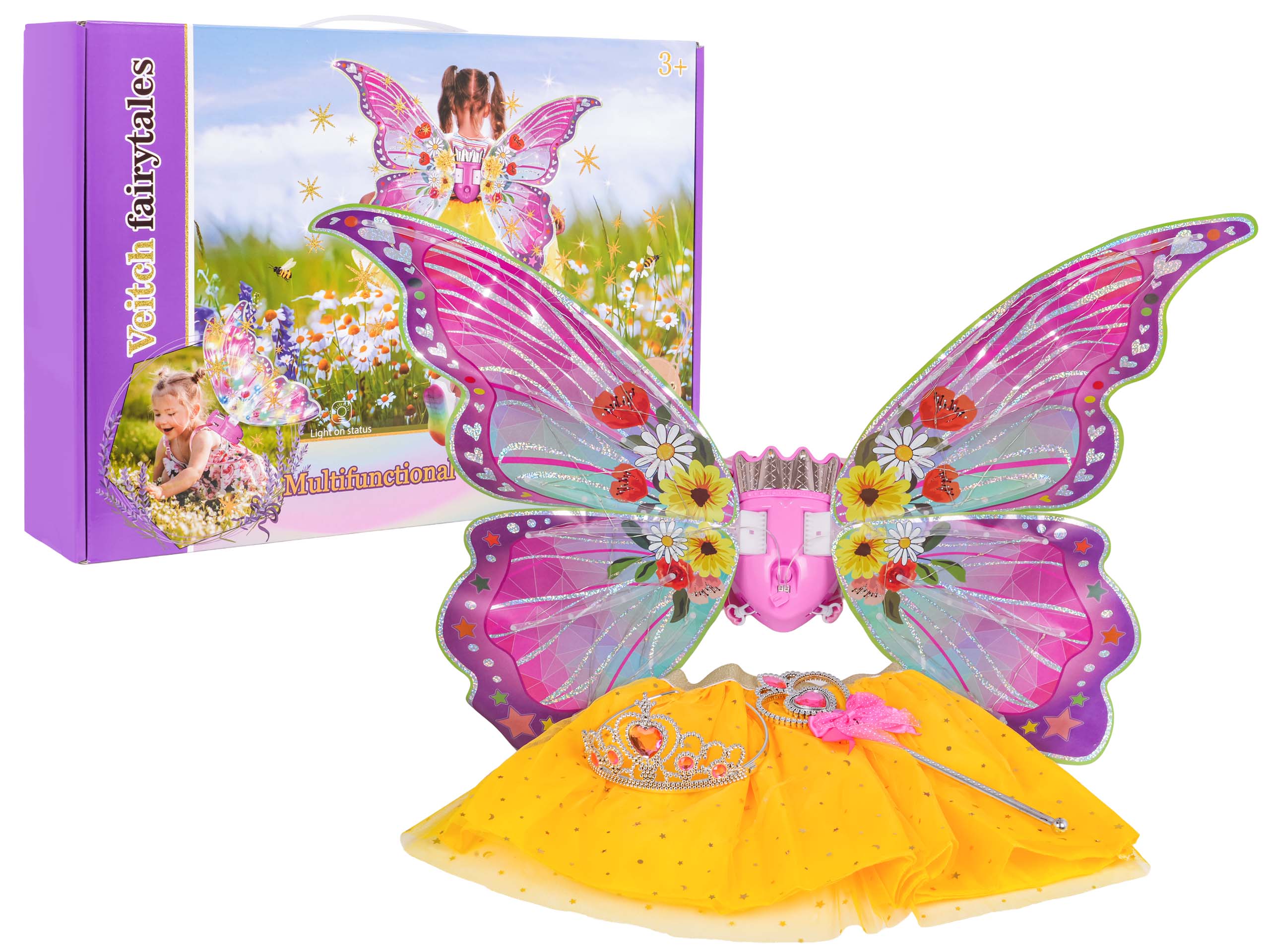 Butterfly Wings Set + Yellow Dress