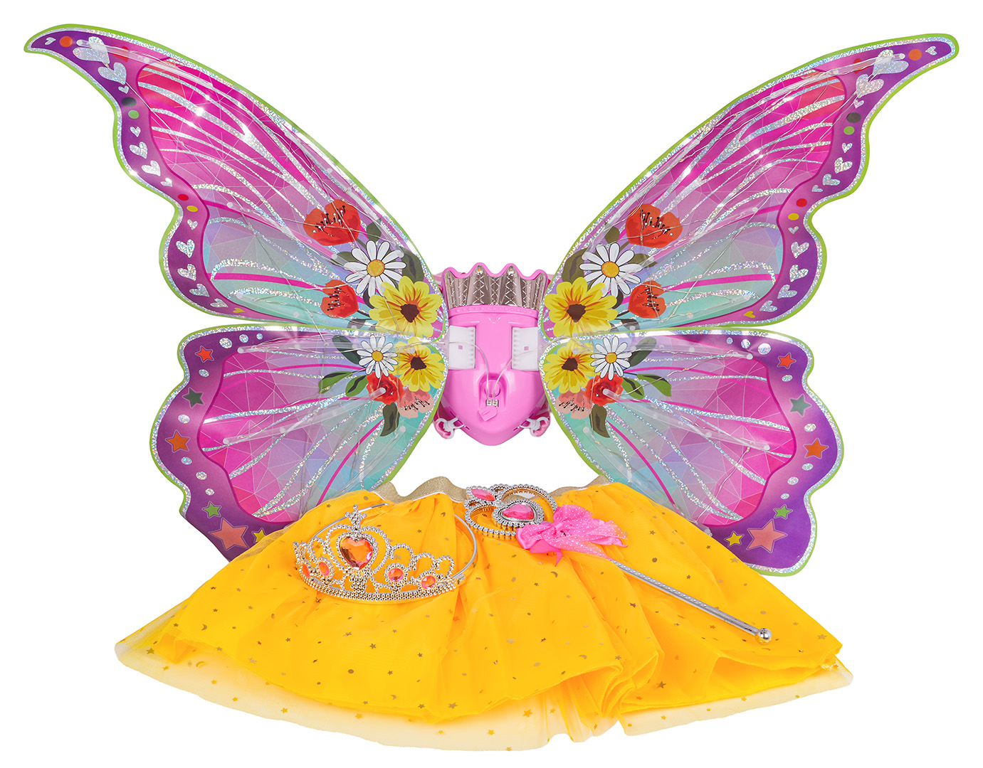 Butterfly Wings Set + Yellow Dress