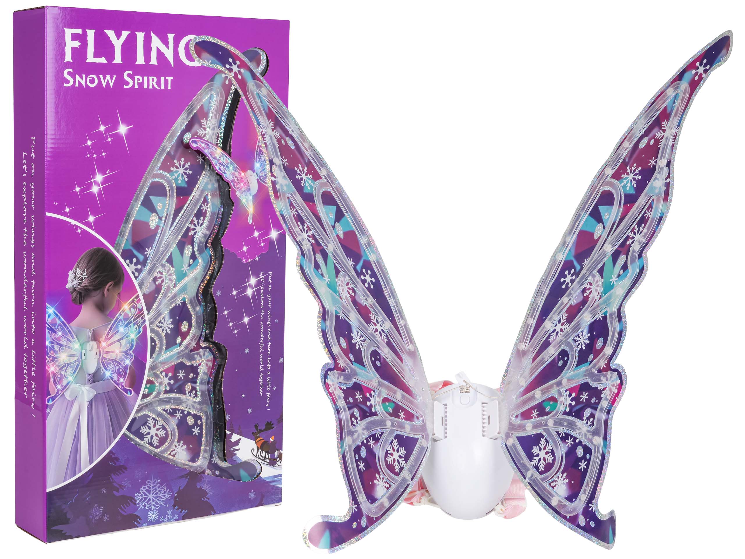 Illuminated Butterfly Wings with Music