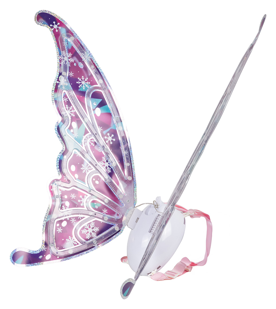 Illuminated Butterfly Wings with Music