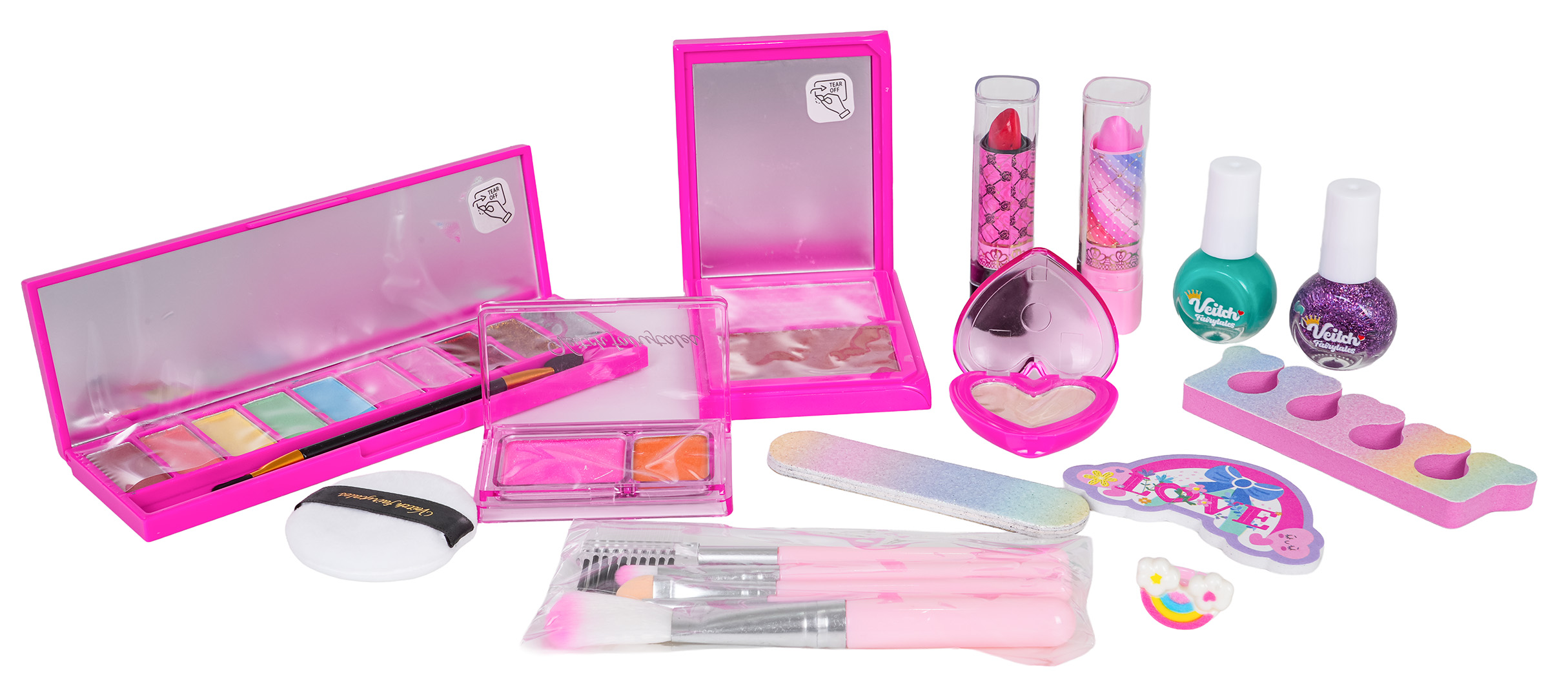 Makeup Set + Rainbow Dress