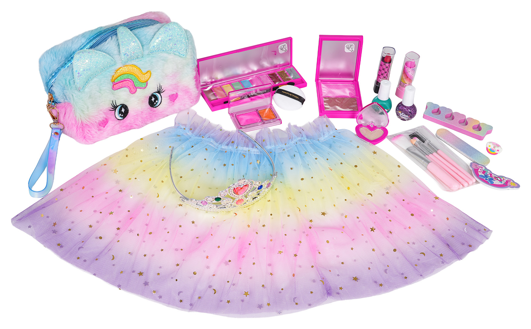 Makeup Set + Rainbow Dress