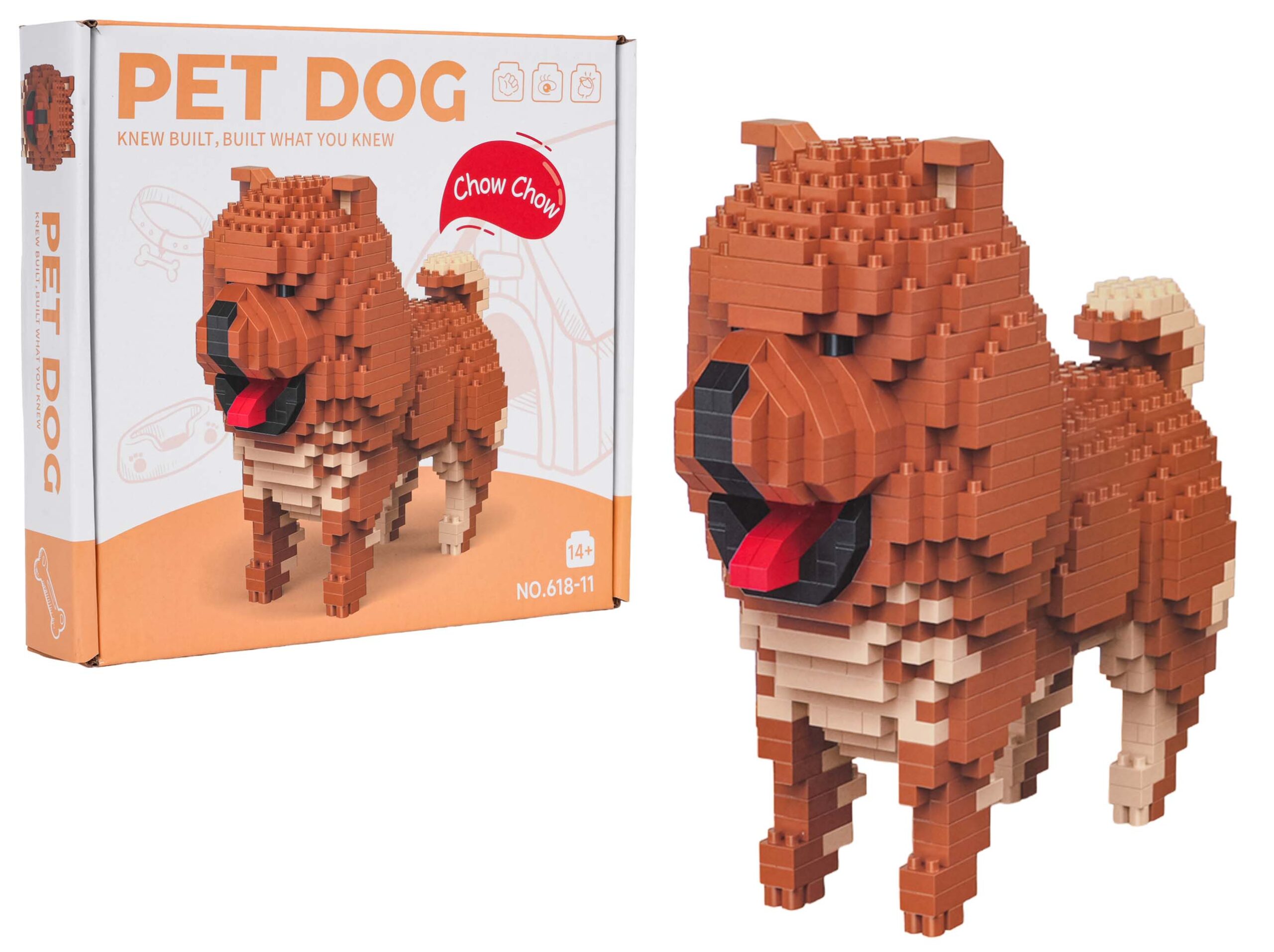 800 piece Chow Chow building set