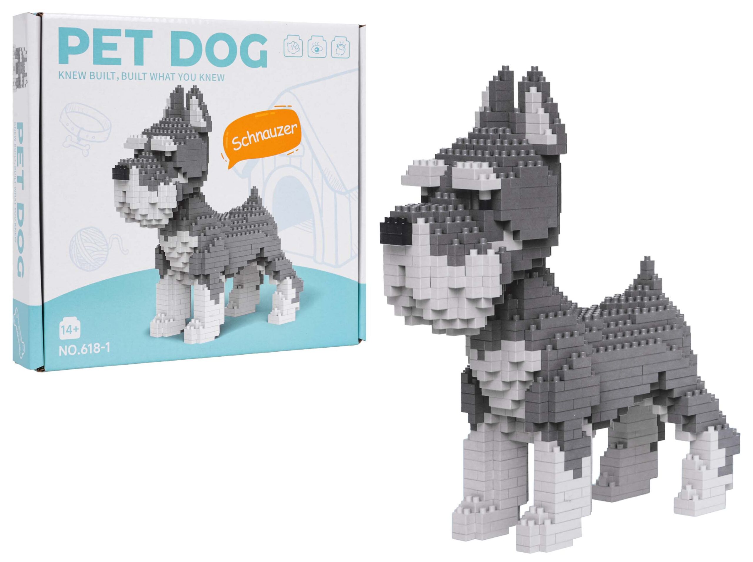 800 piece Schnauzer building set