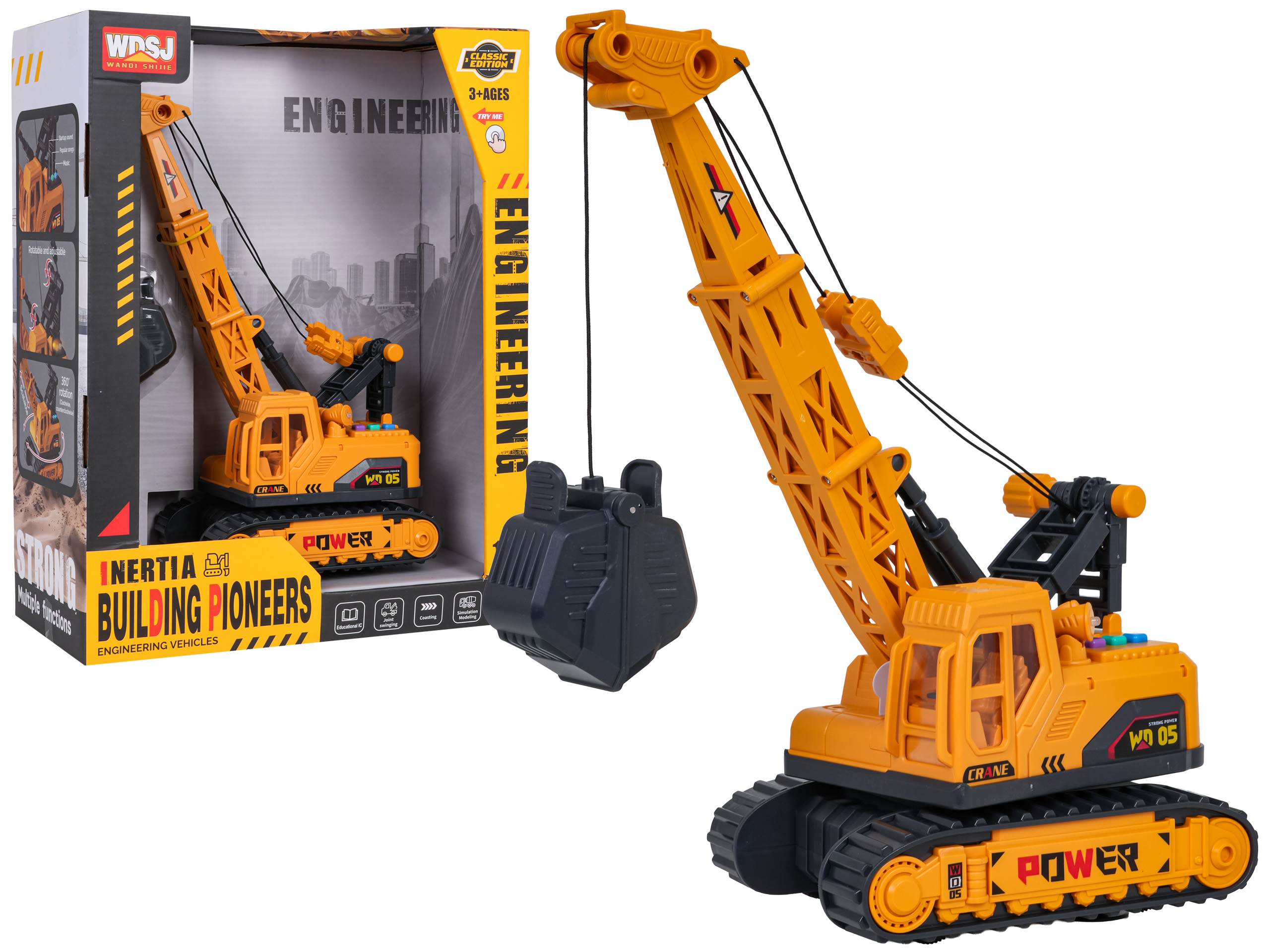 Crane with Sound and Light Function 1:16