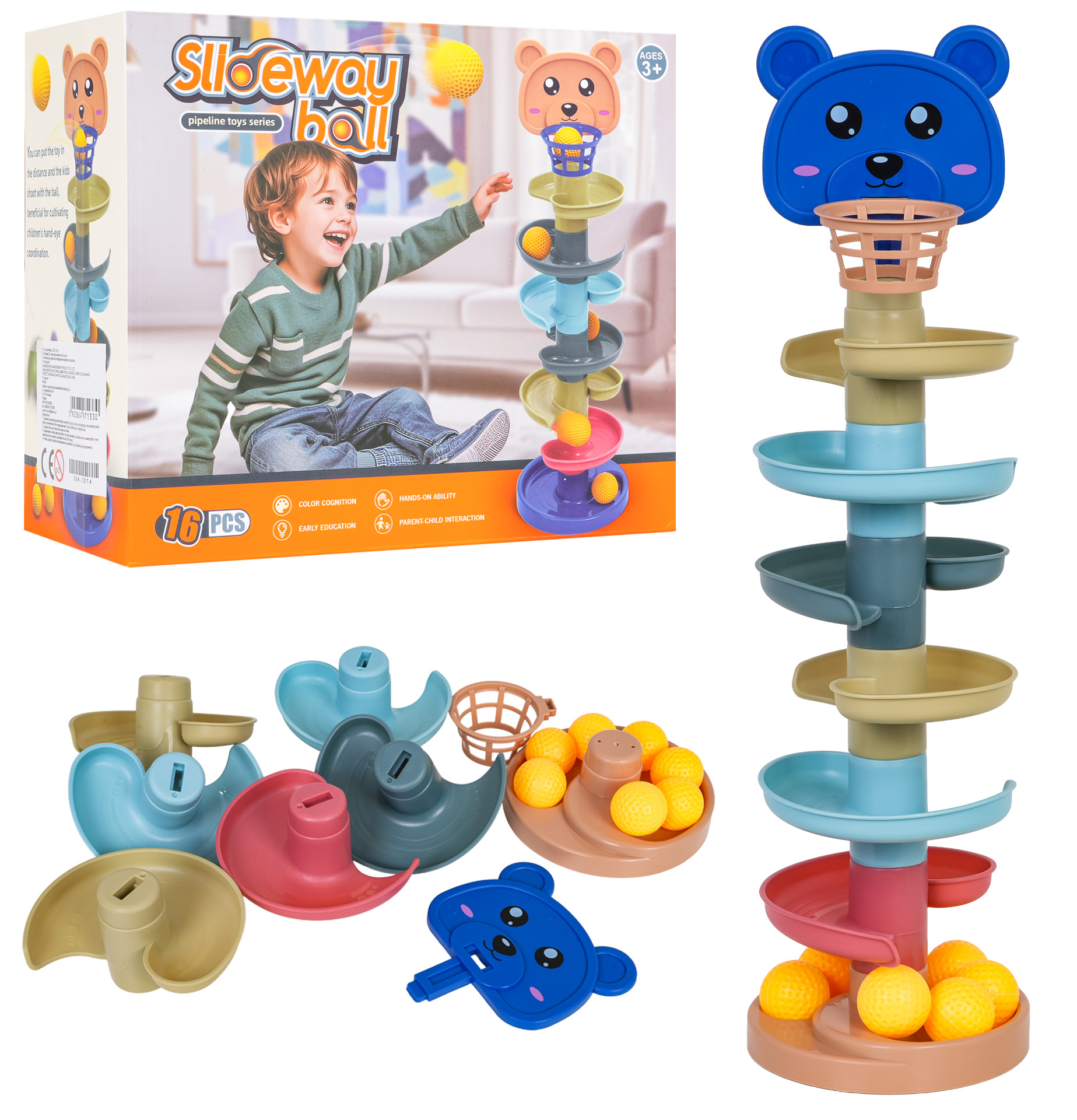 Teddy Bear Ball Track