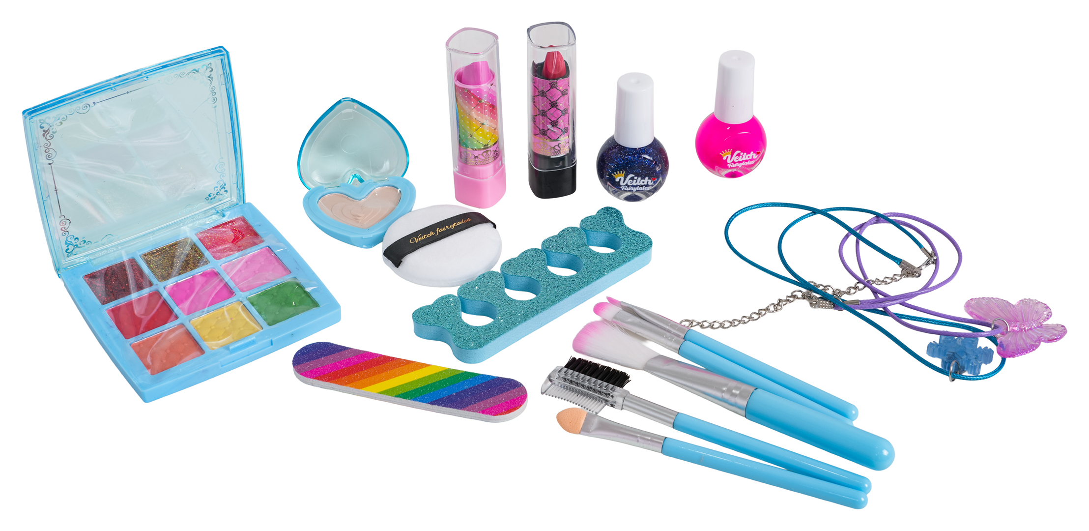Makeup Set + Ice Blue Dress