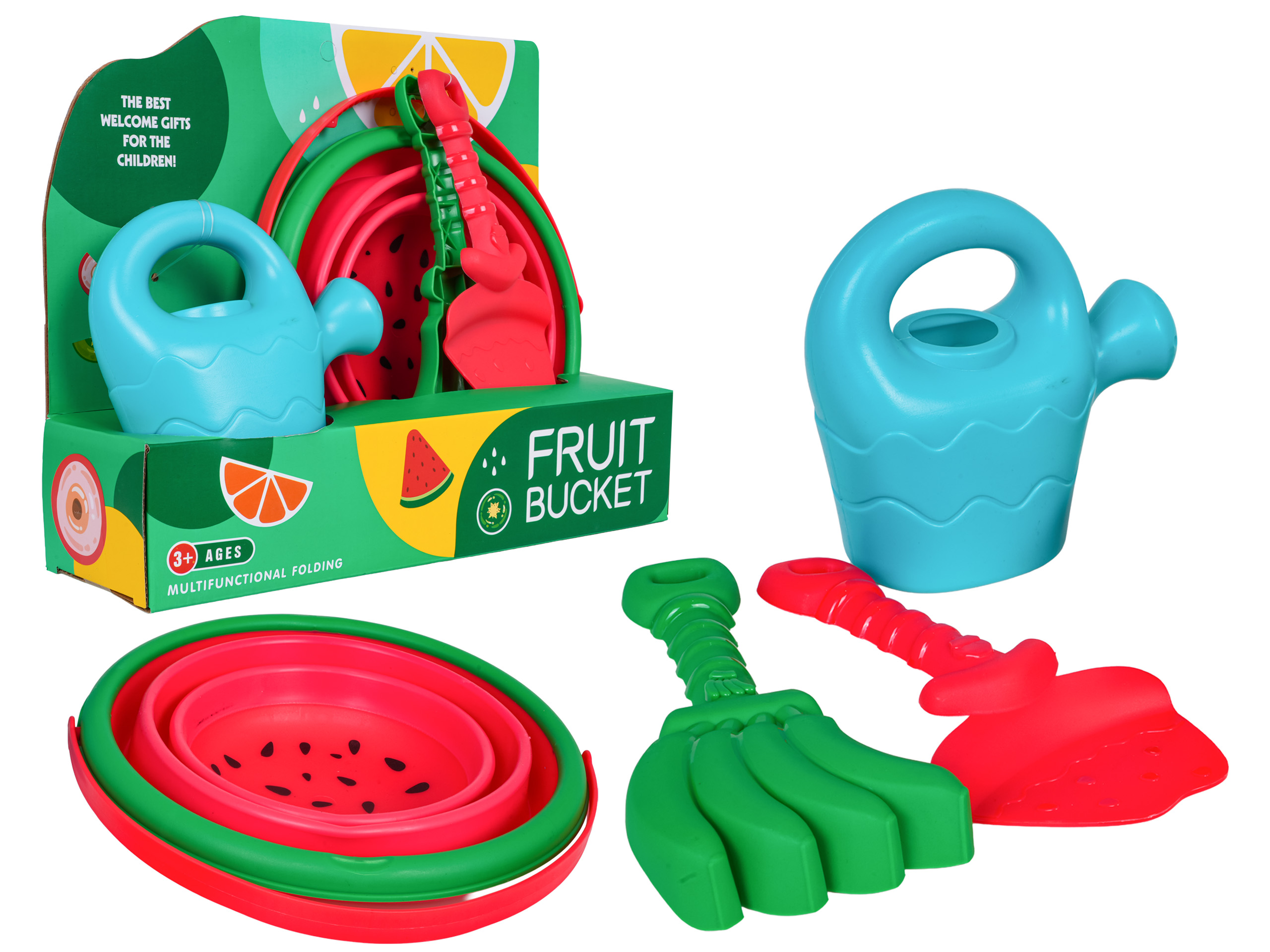 MEGA Sand Accessories Set + Folding Bucket