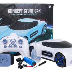 Vehicle with Smoke Function Controlled by Remote Control and Watch White
