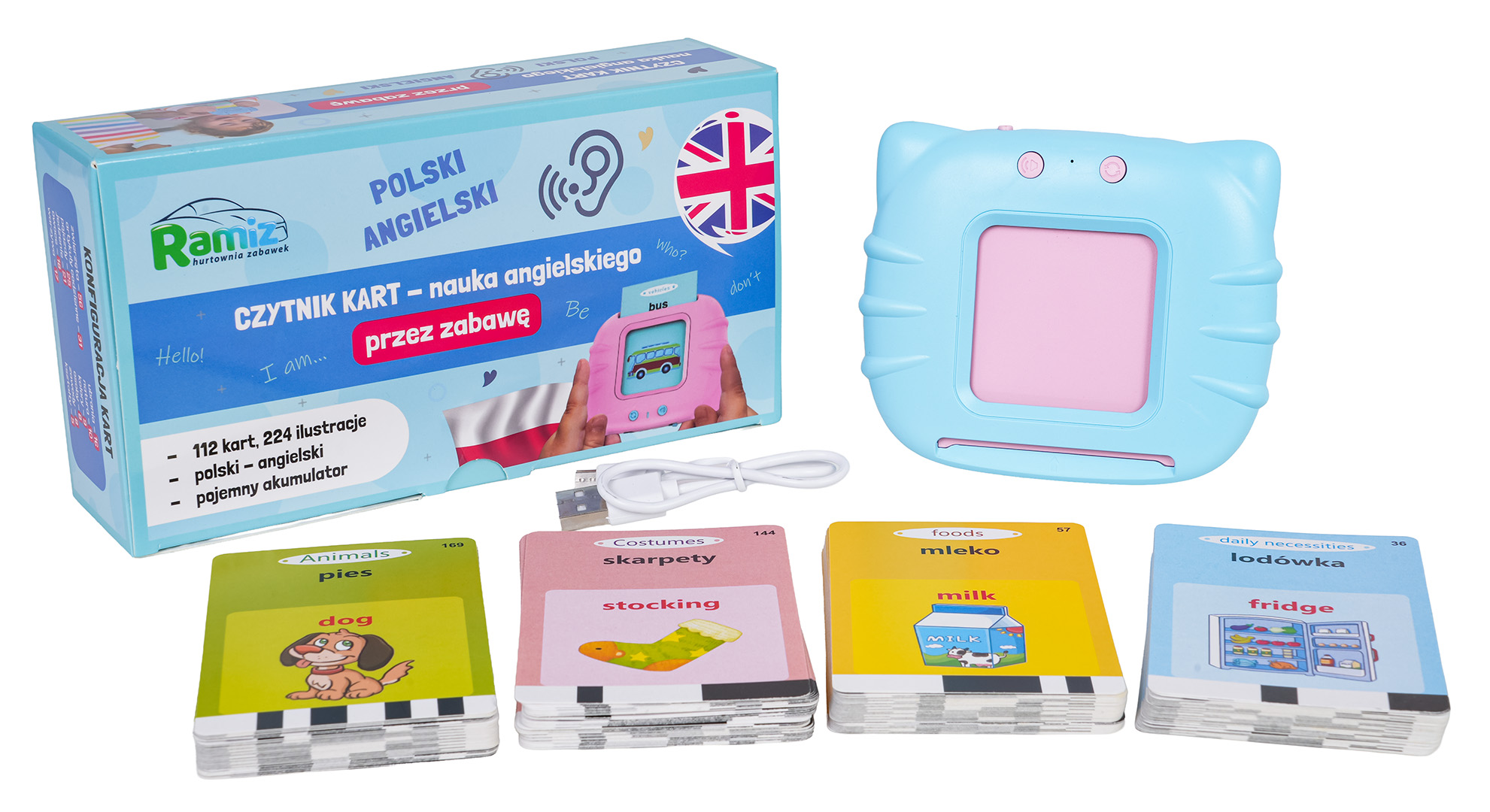 Educational Learning Cards Set
