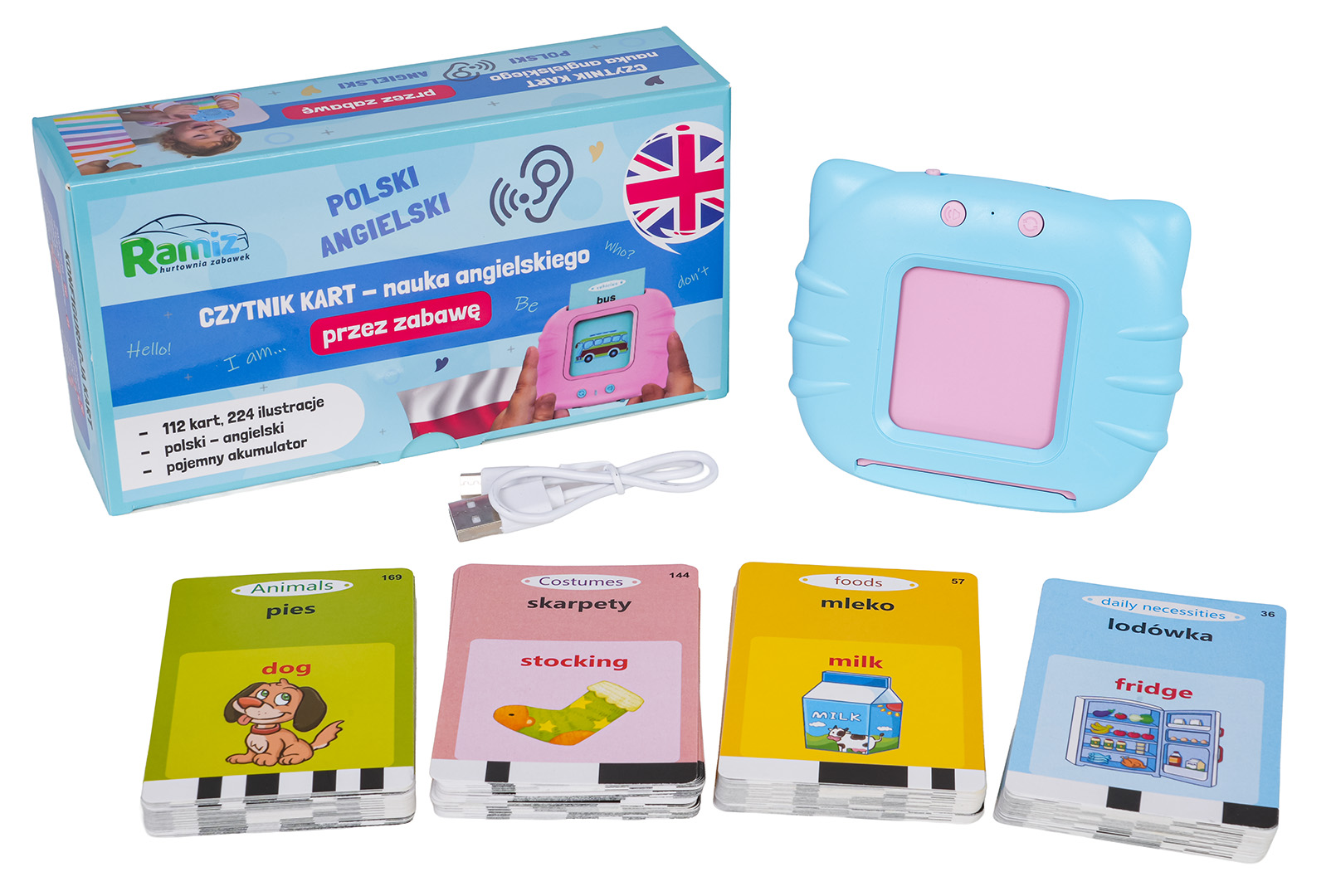 Educational Learning Cards Set