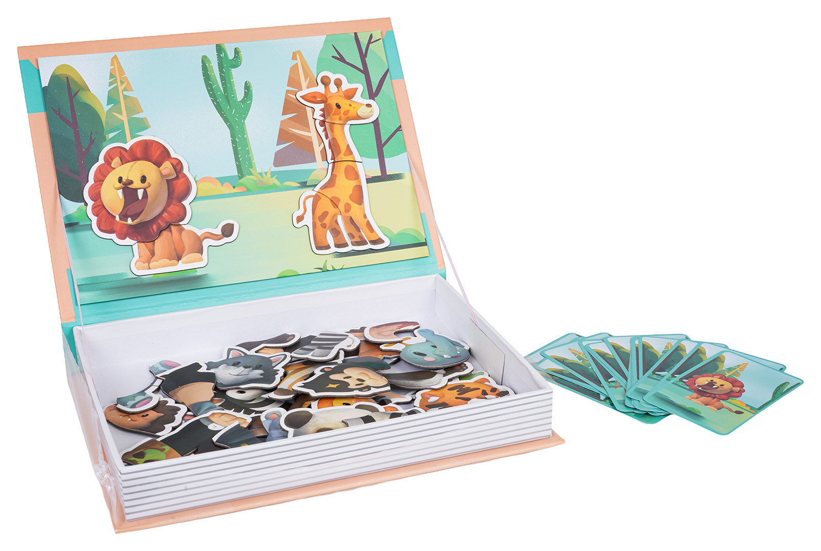 Magnetic Puzzle + Safari Book