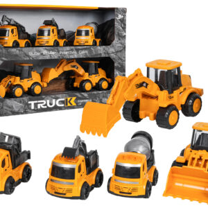 Set of Five Construction Vehicles