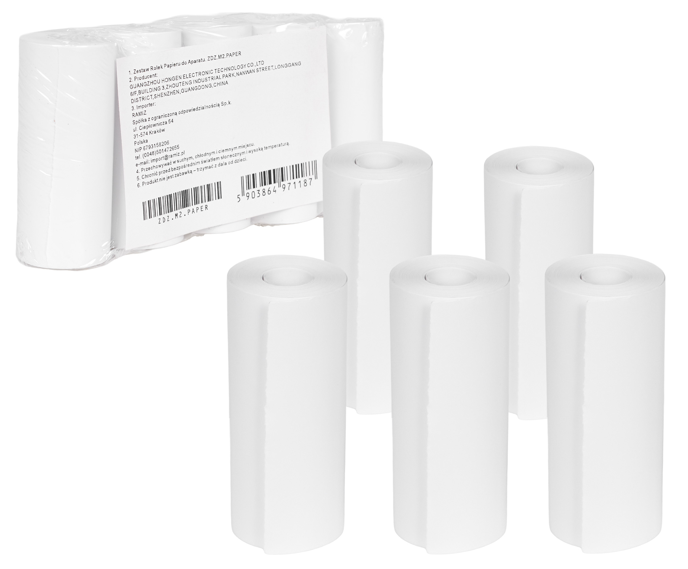 Camera Paper Roll Set