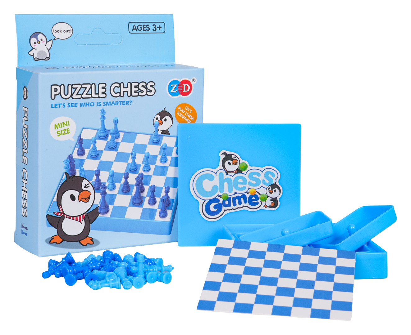 Penguin Chess Board Game