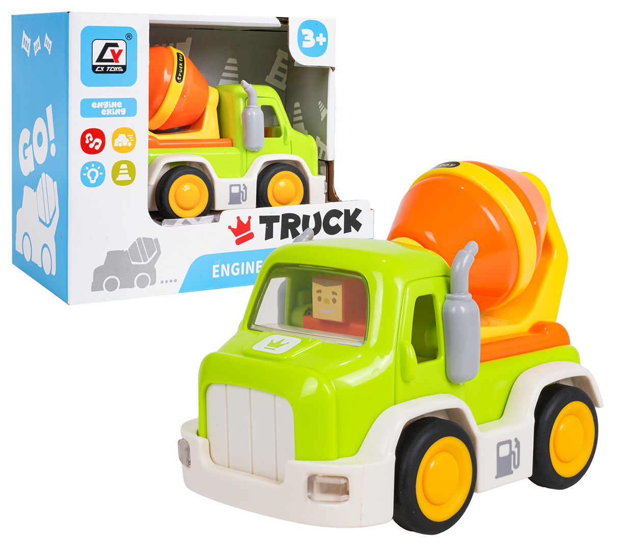 Concrete Mixer Car with Sound and Light Function