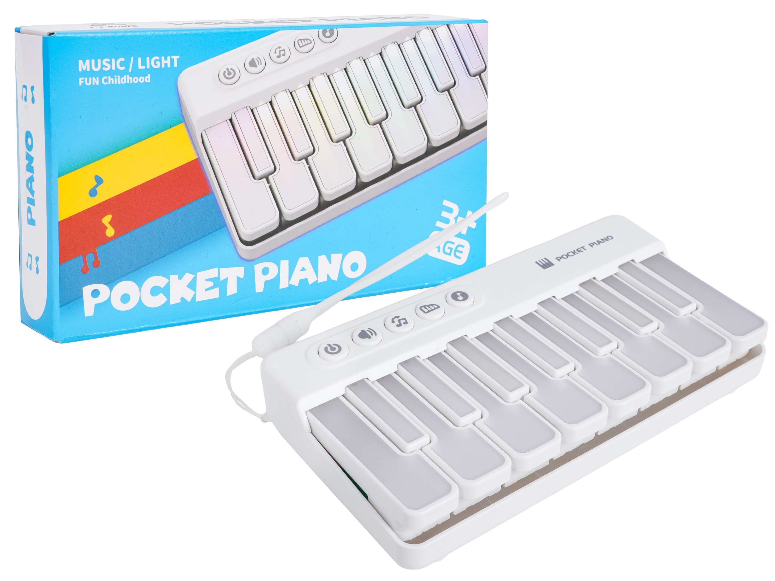 Musical Mat Piano White
