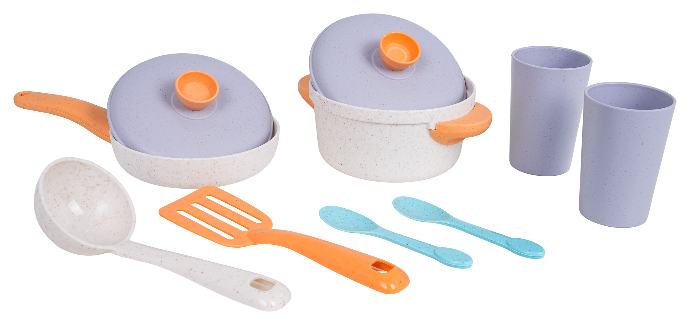 Set of Pots from Organic Materials