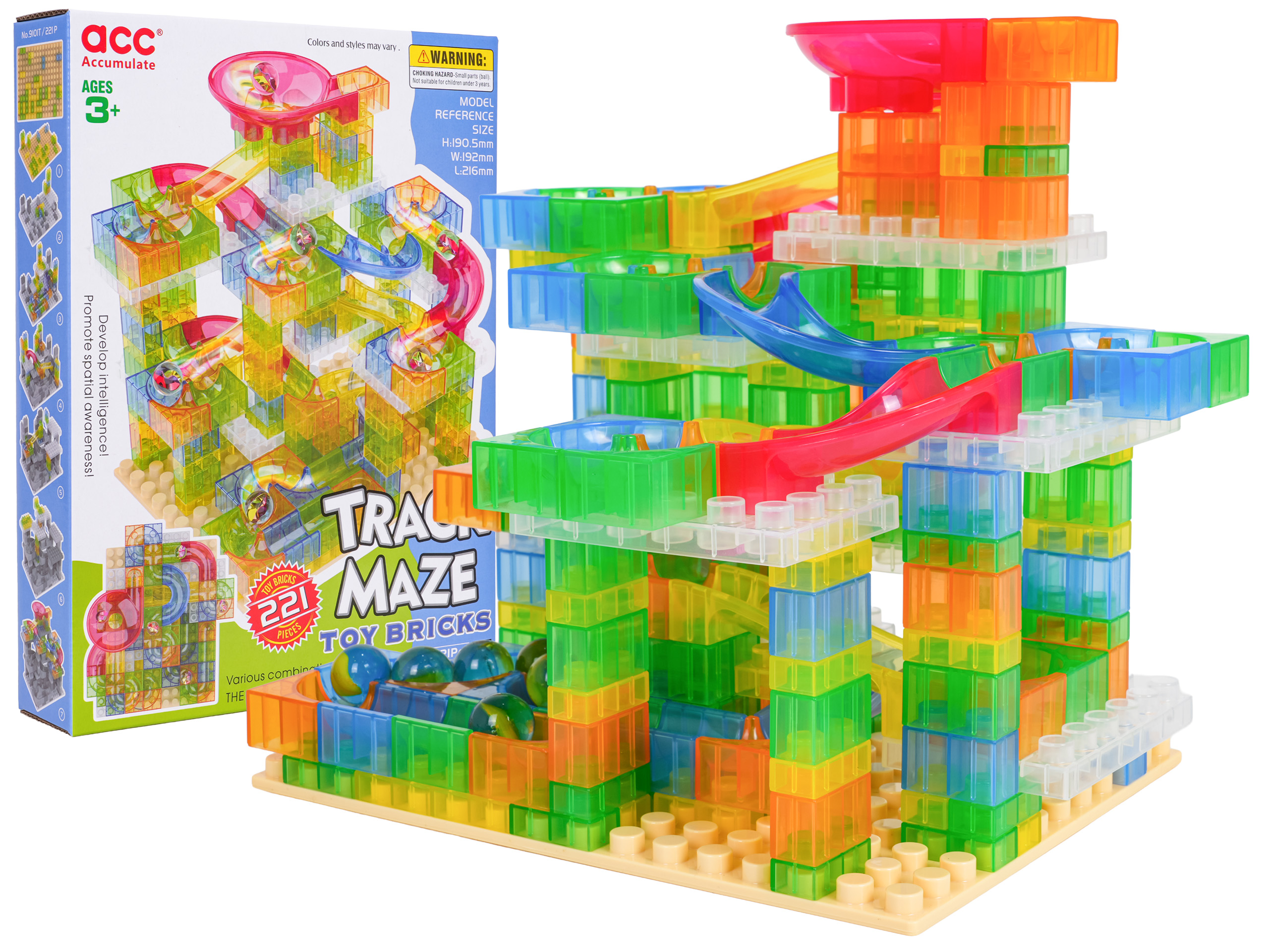 MEGA Ball Track Set 221pcs.