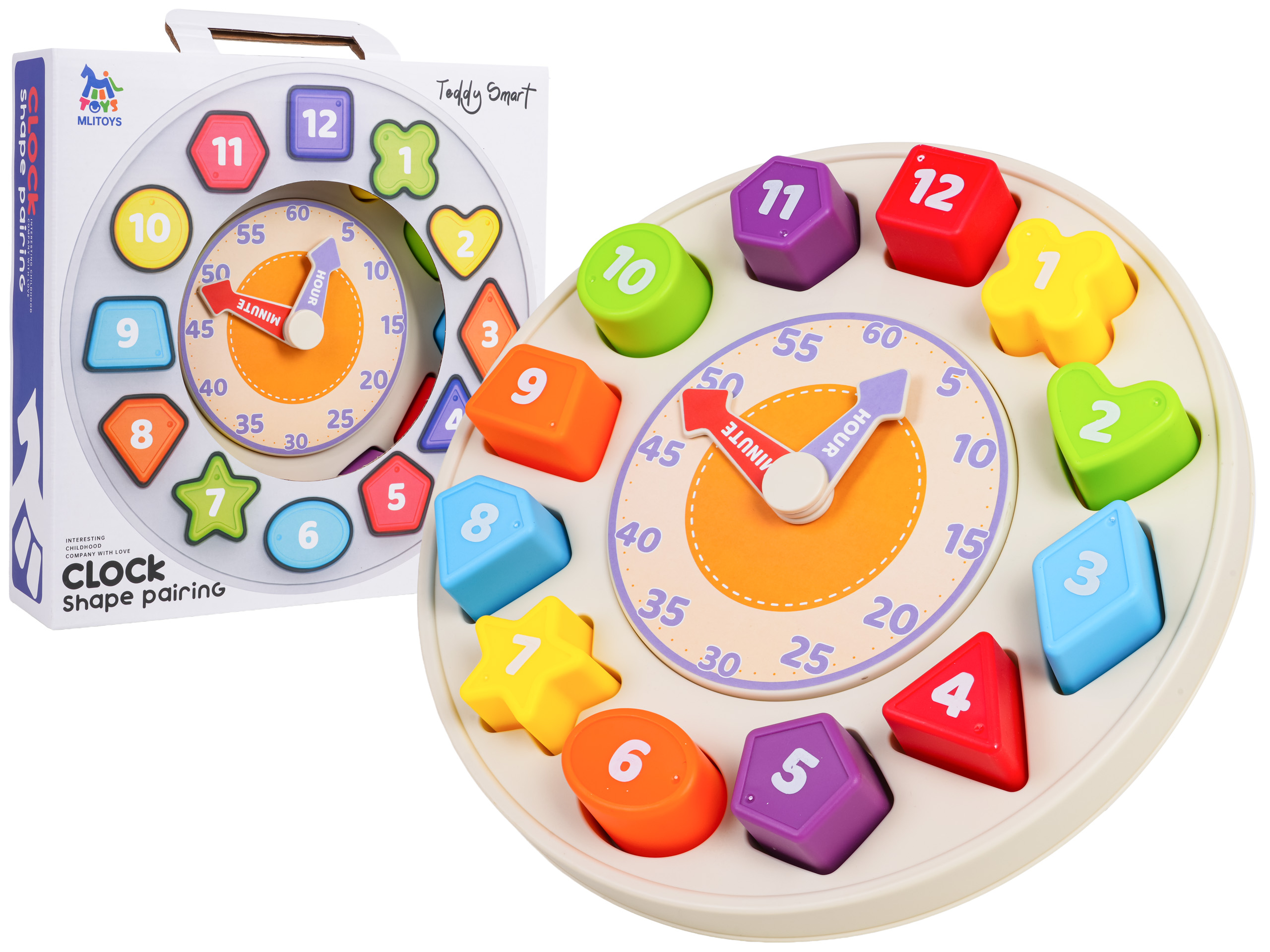 Clock for the Youngest Different Shapes