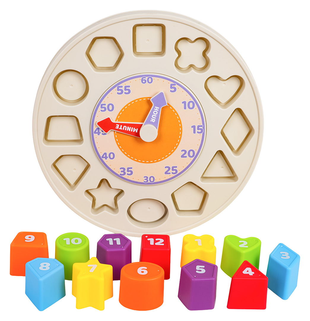 Clock for the Youngest Different Shapes