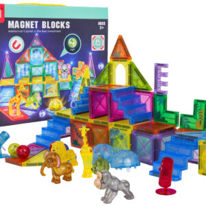 3D ZOO magnetne kocke set 64 kom.