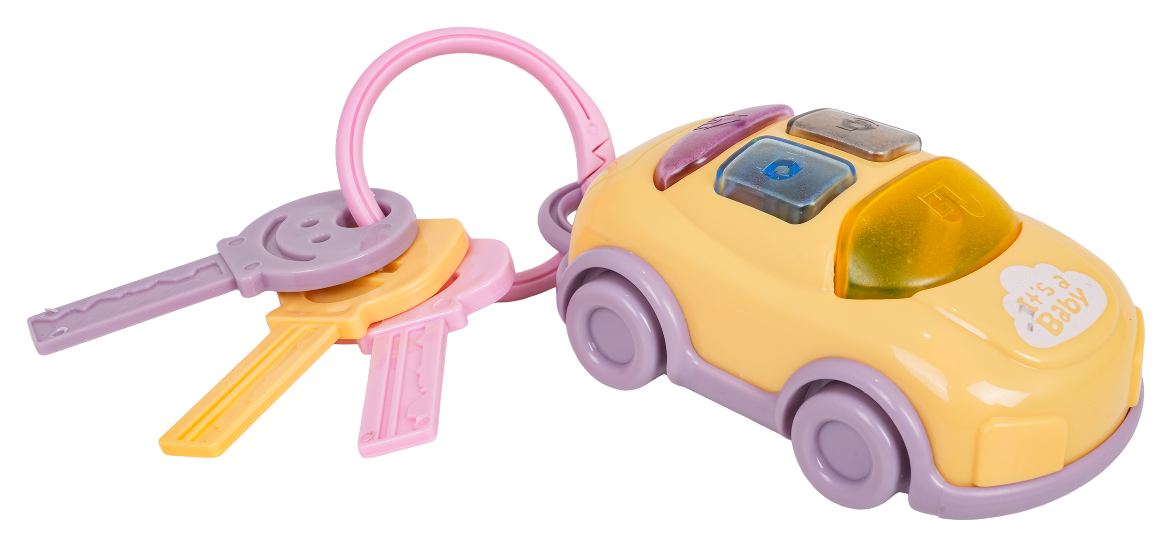Soft Key Set and Keychain with Light Function for the Youngest