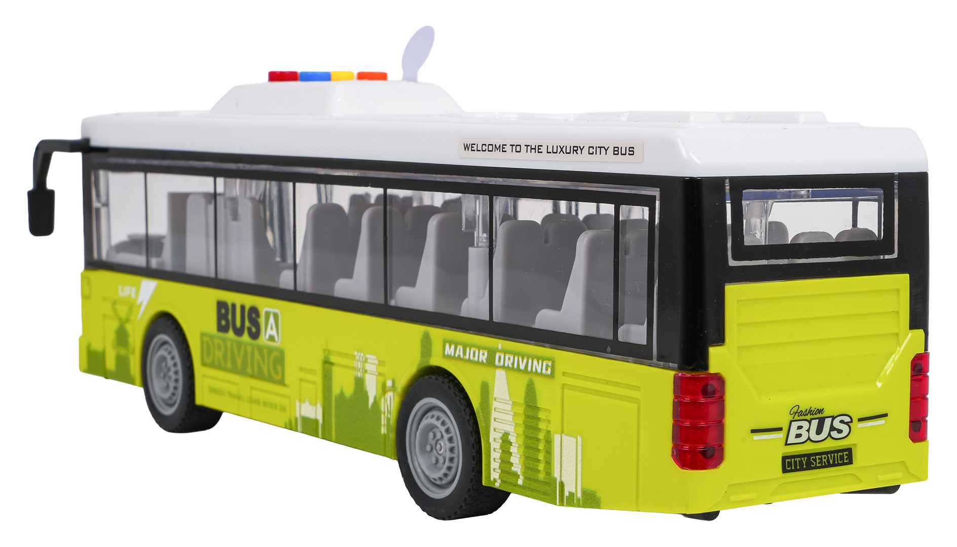 Bus with Light and Sound Function Green