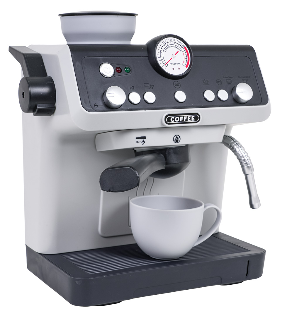 Coffee Maker Gray with Light and Sound Function