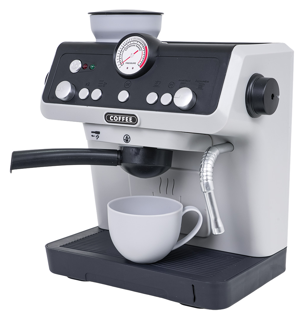 Coffee Maker Gray with Light and Sound Function