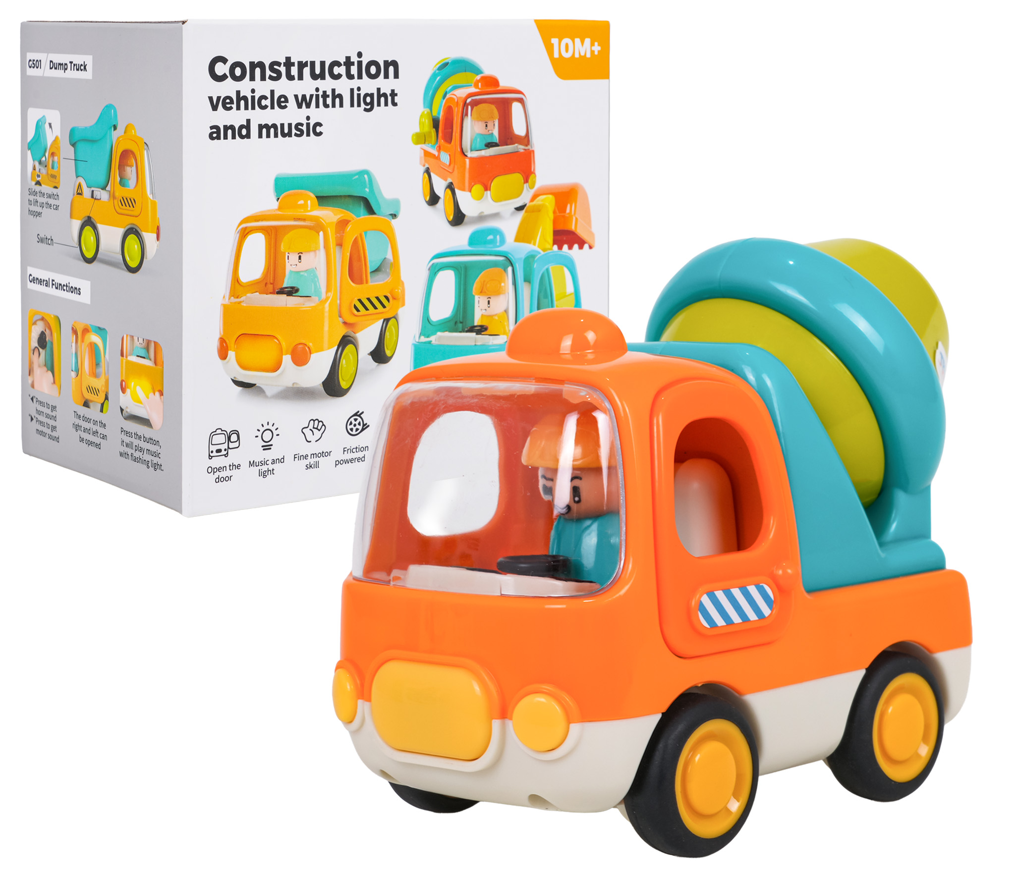 Concrete Mixer Vehicle For The Youngest
