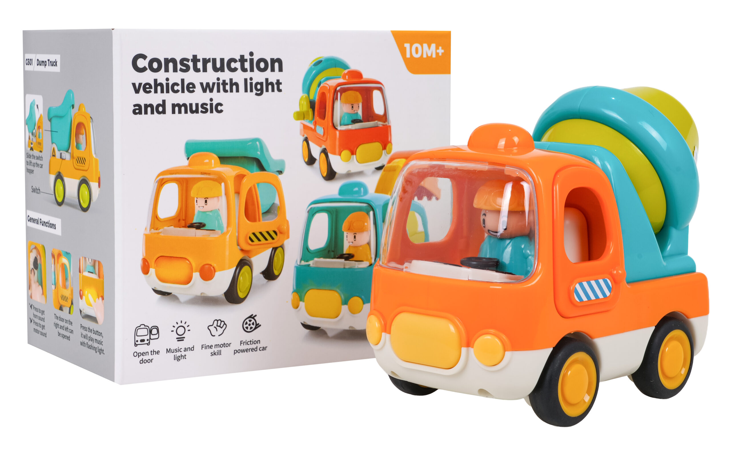 Concrete Mixer Vehicle For The Youngest