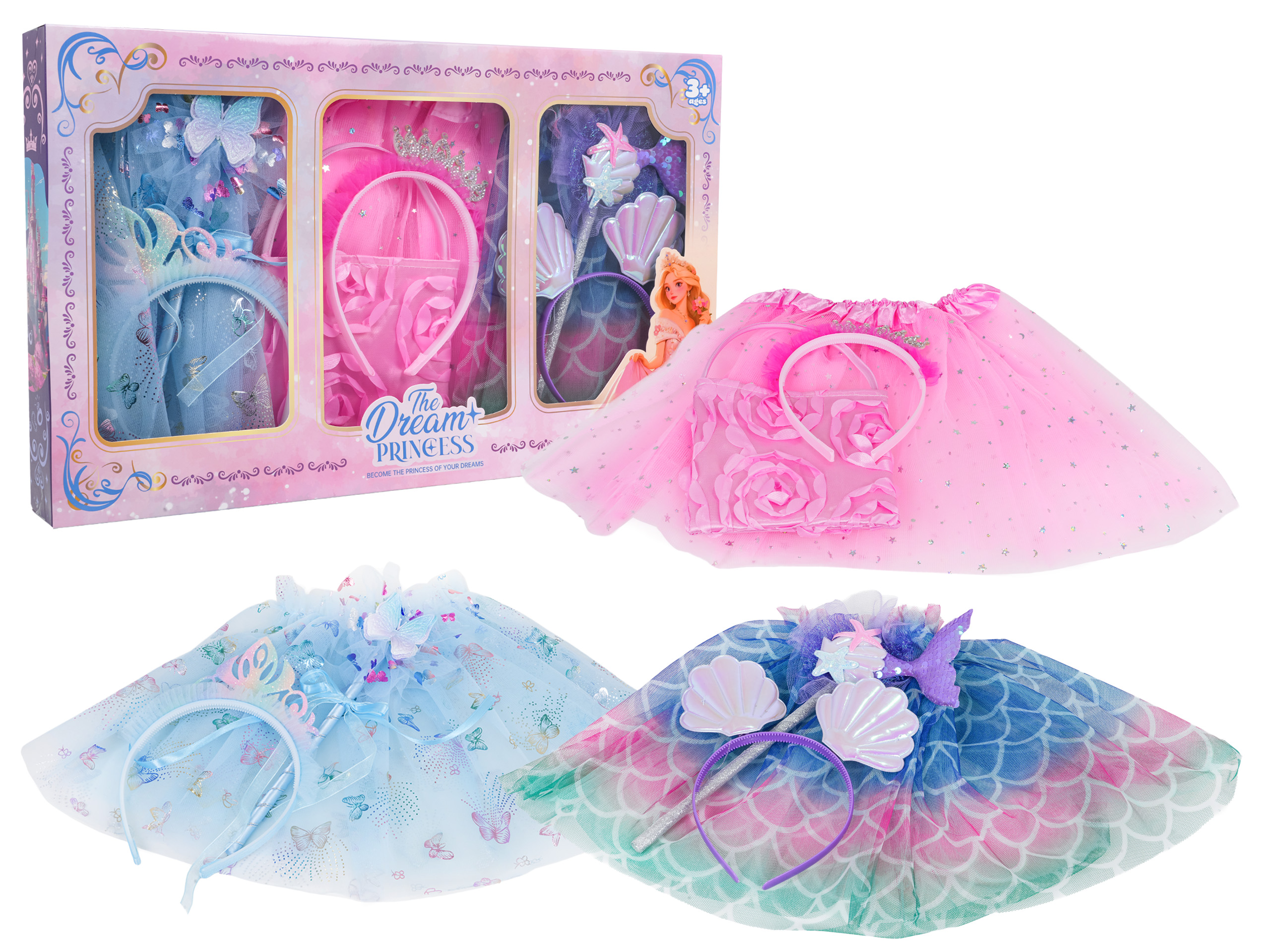 3in1 Accessories and Dresses Set