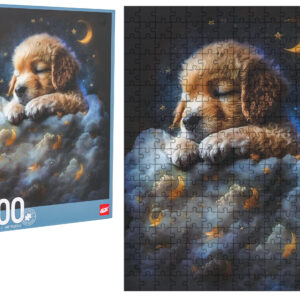 300 Piece Puzzle Set Dog in the Clouds