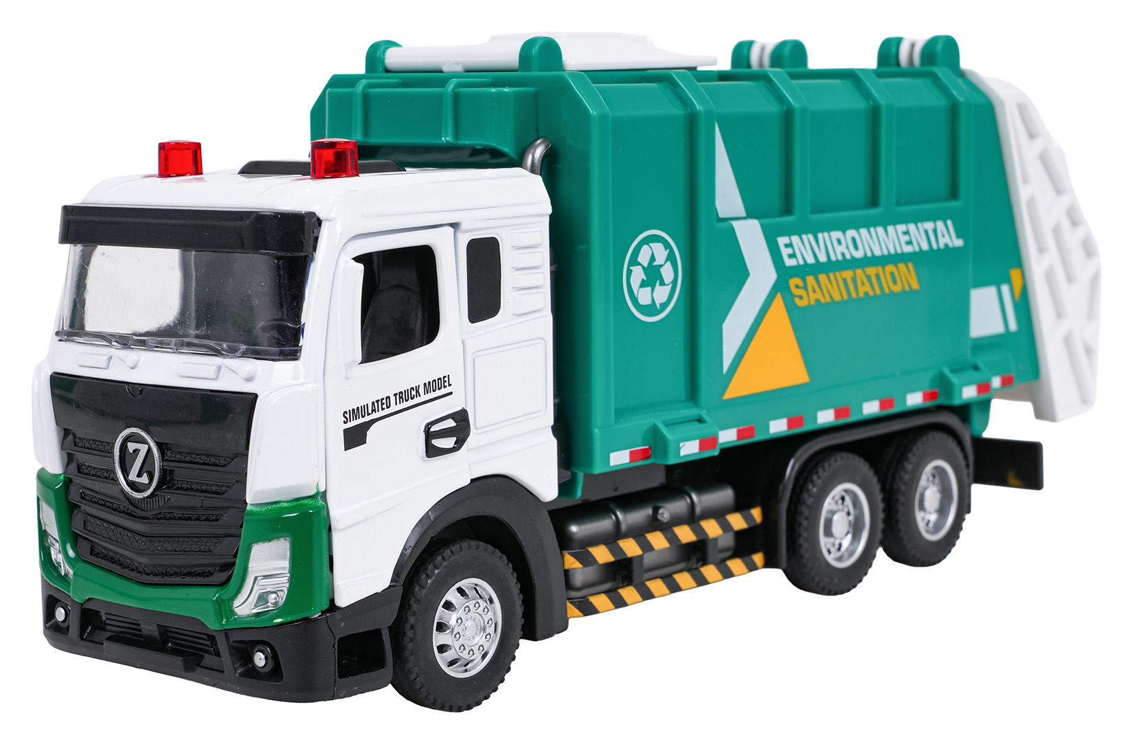 Metal Garbage Truck with Light Function