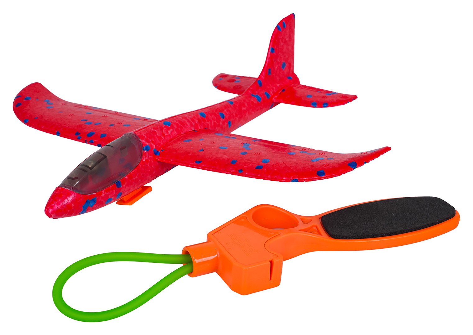 Red 2in1 Plane Set with Launcher