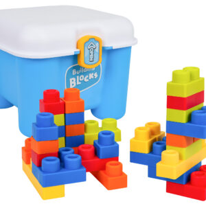 Soft Blocks Set + Storage Chair Blue
