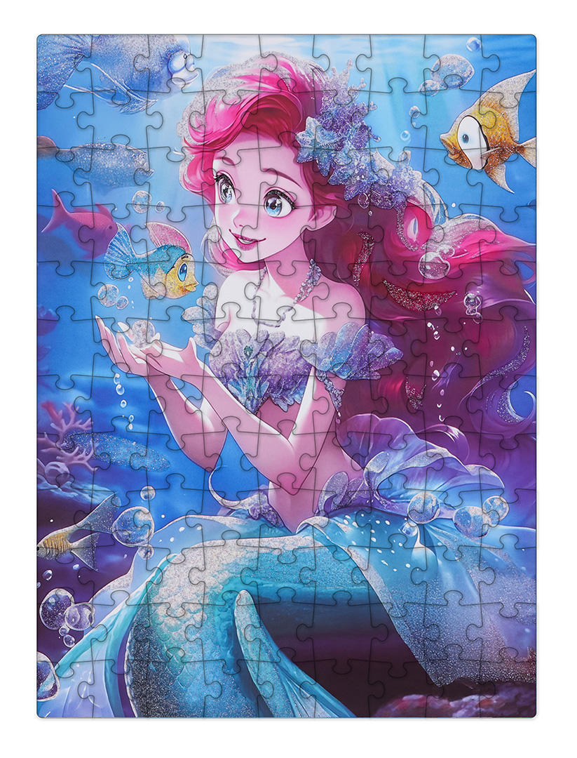 Puzzle Set 100pcs Mermaid