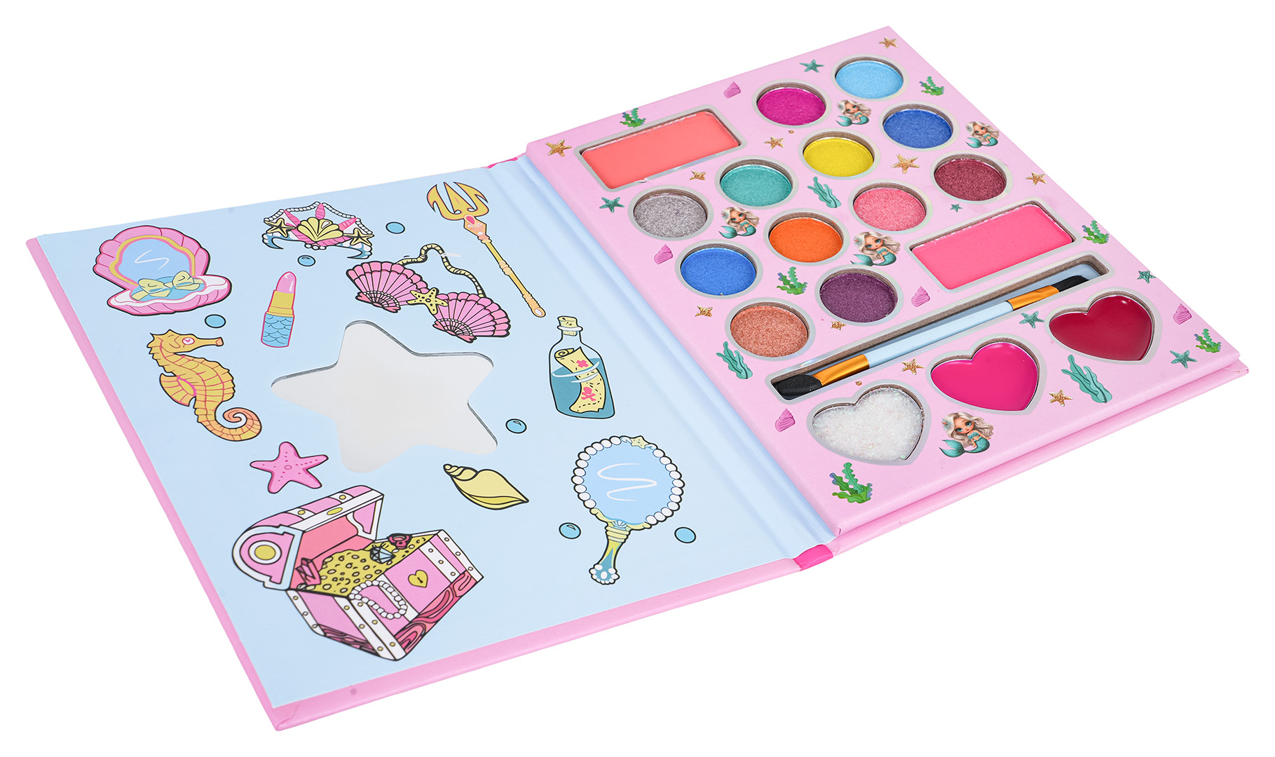Mermaid Makeup Set Pink Book