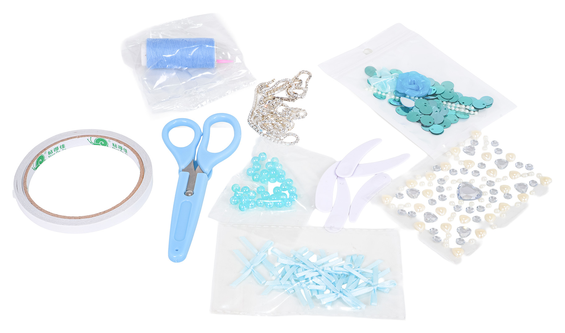Little Designer Kit, Blue Materials + Accessories