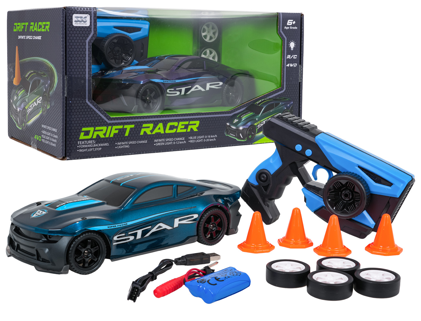 R/C STAR Blue Vehicle