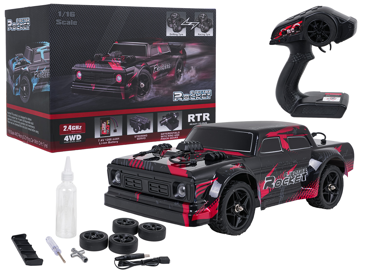 ROCKET R/C Drift Vehicle 4x4 Drive