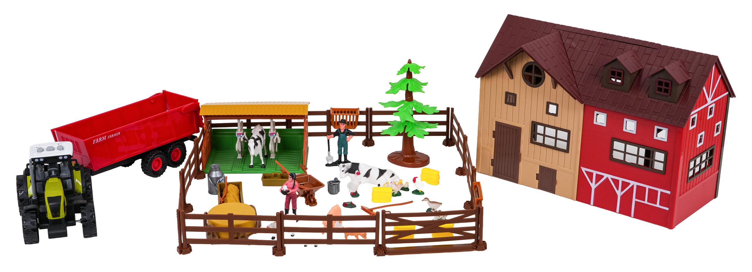 MEGA Farmer Set with Tractor + Accessories