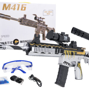 M416 Rifle Gray for Water Pellets + Accessories