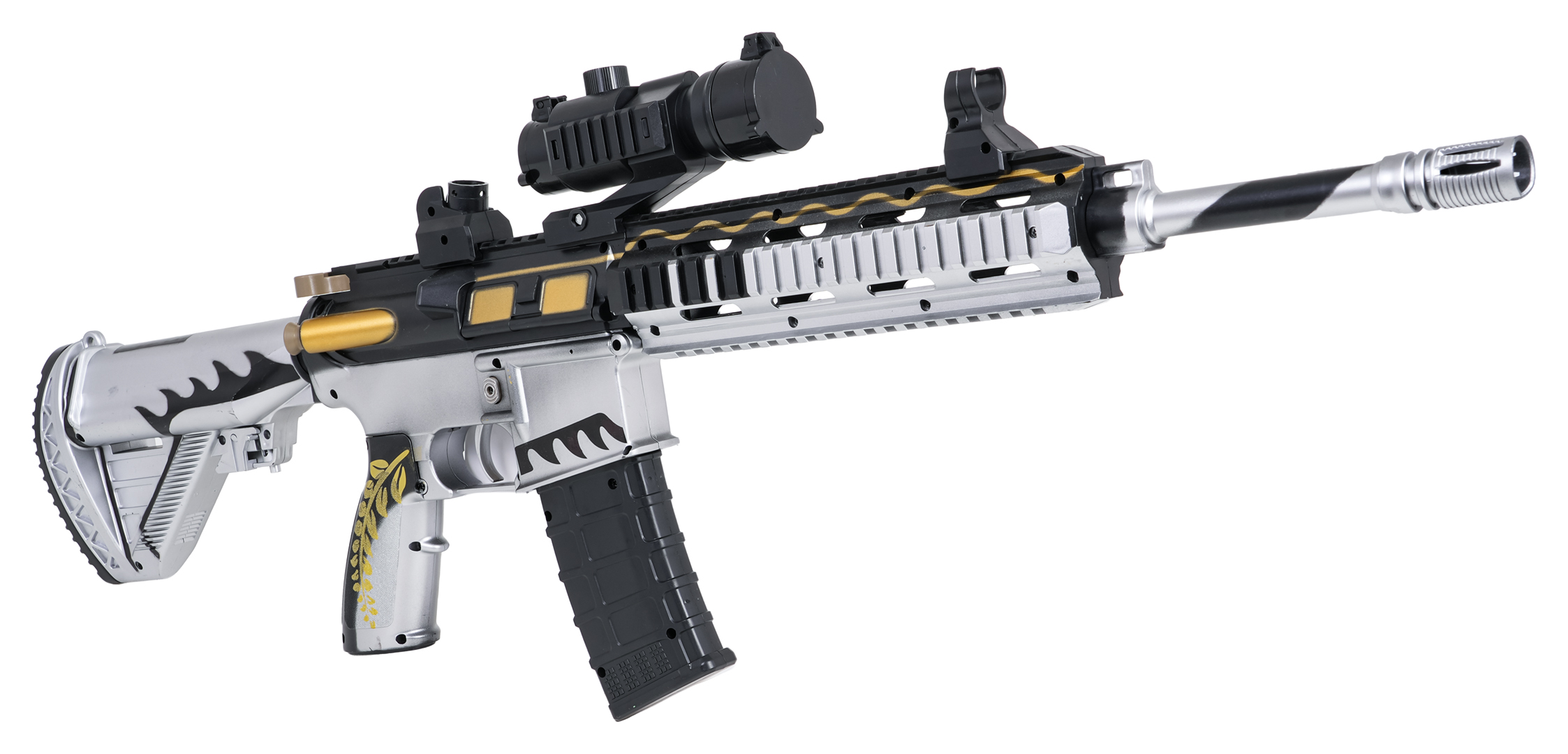 M416 Rifle Gray for Water Pellets + Accessories