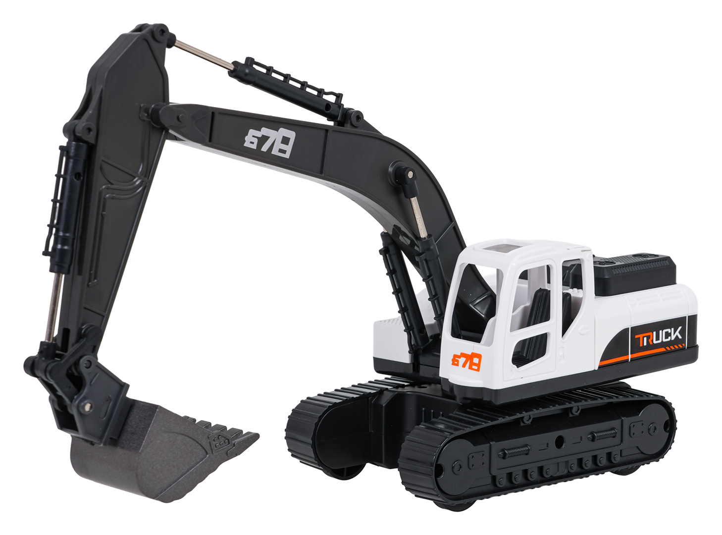 Metal Excavator White