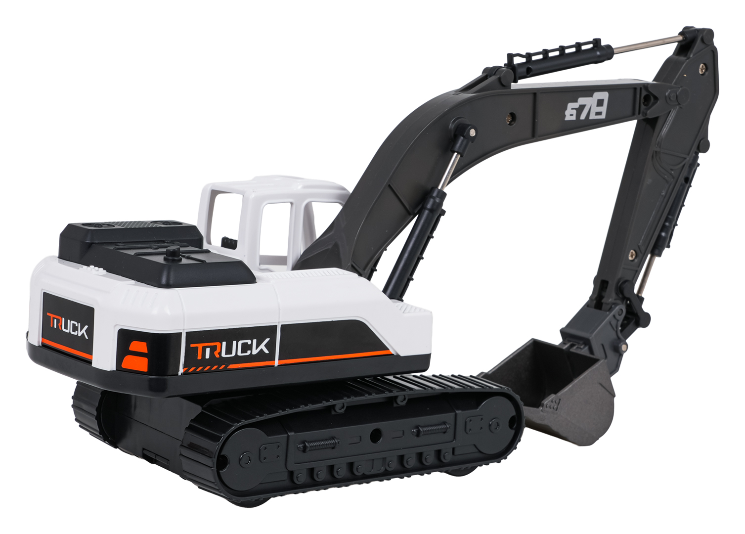 Metal Excavator White